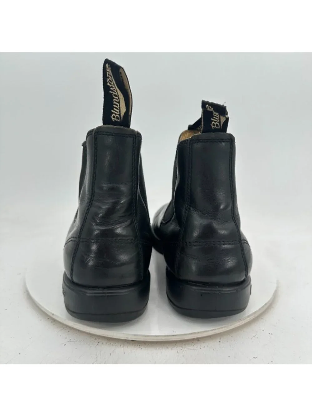 Blundstone Men Size 11 US 12 Black Leather Pull On Side Elastic Chelsea Boot